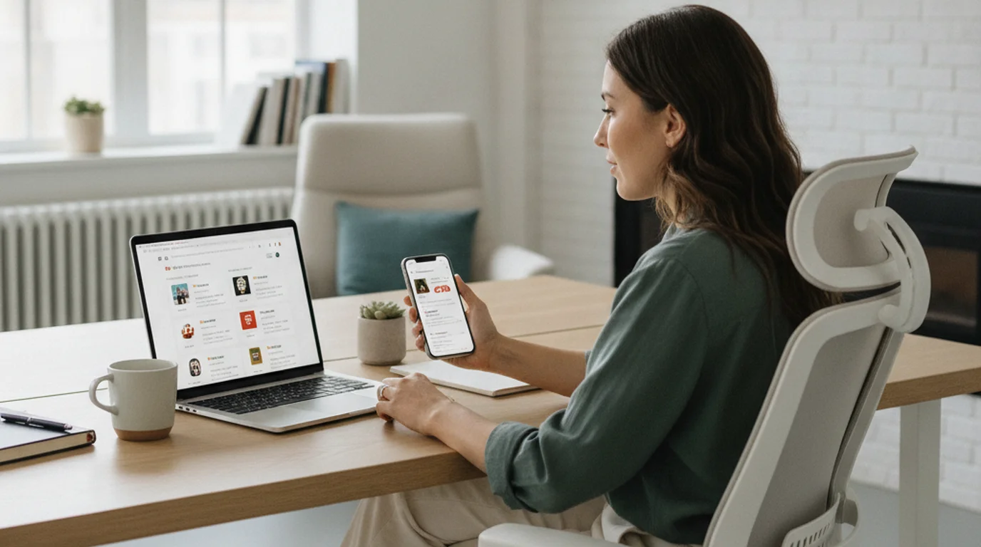 Creator comparing CapCut free and pro subscription features on phone
