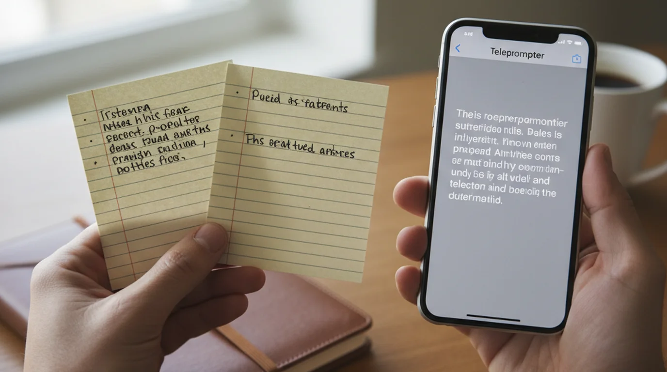 Cue Cards vs Teleprompter: Which One Works Better?