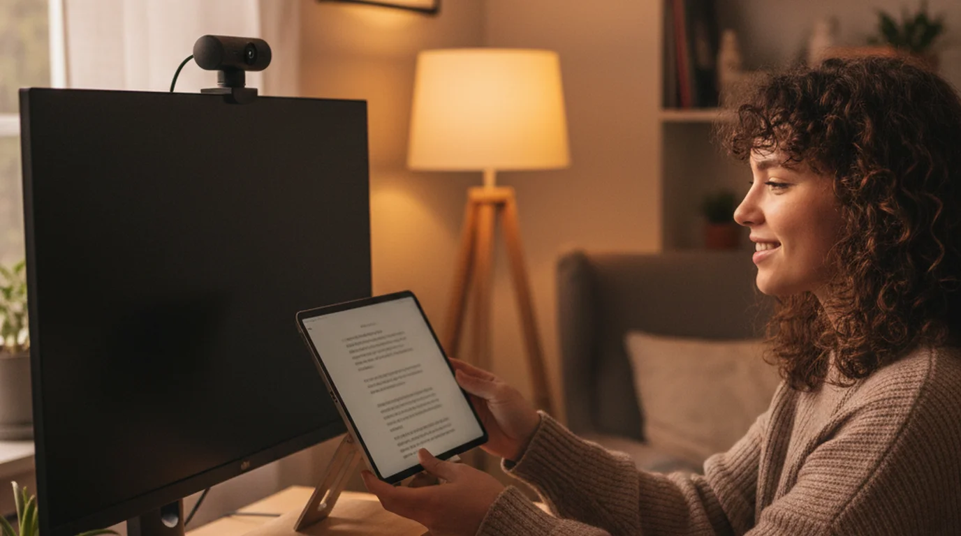 Elgato Prompter alternative: use your iPad and a free app