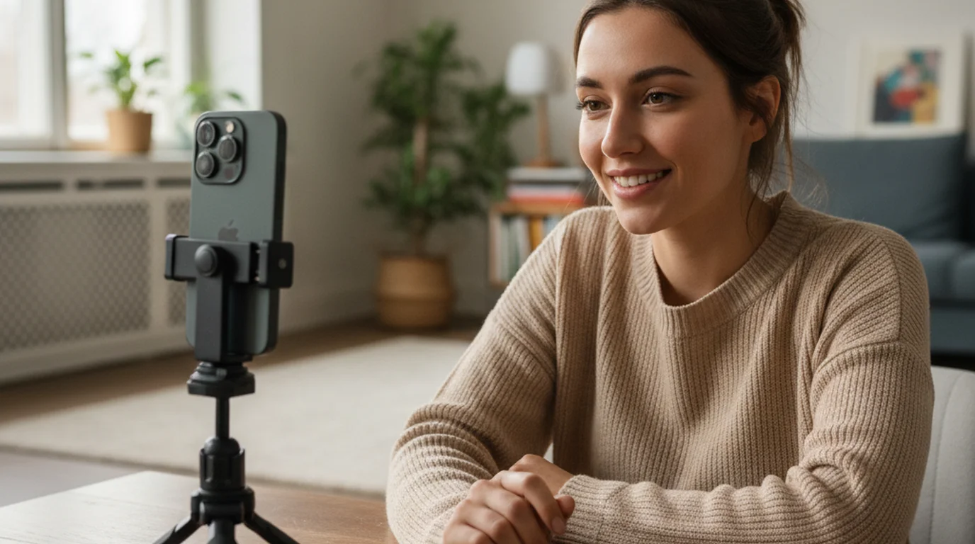 How to Vlog on iPhone and Look Natural on Camera