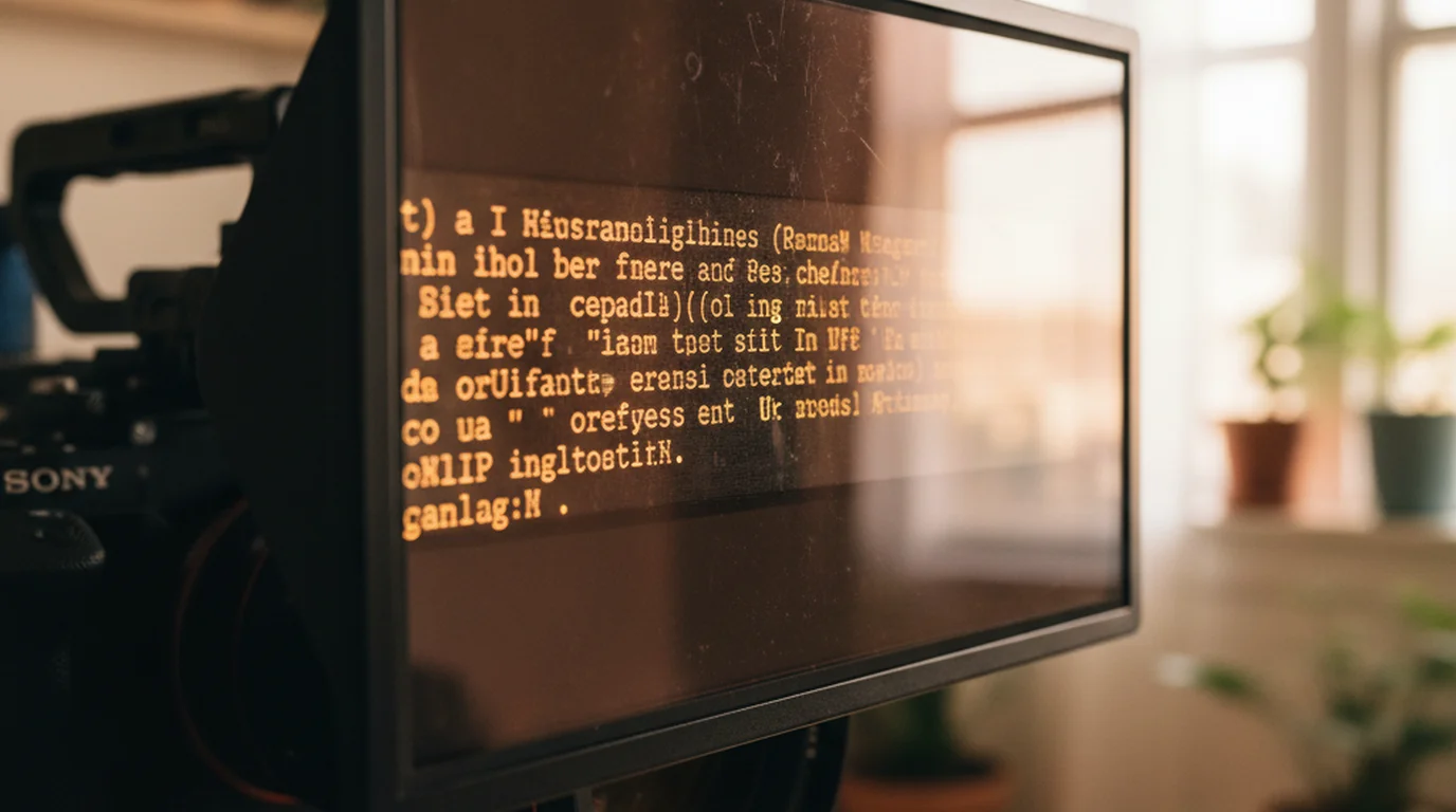How Teleprompter Glass Works (And When You Don't Need It)